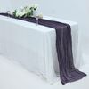 PURPLE 10 ft Cheesecloth EXTRA LONG TABLE RUNNER Cotton Wedding Events Linens