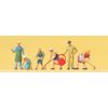 Preiser Brown Dog Figurine for HO Scale Modeling or Display