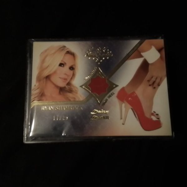 BENCHWARMER  RYAN SHAMROCK HIGH HEEL  SHOE CARD  17/25  NRMT TO MT