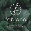 fablano Wooden Rings [100% Natural] for Rings Women and Men – Available as Ring Gold, Ring Silver, Ring Black & Rose Gold Women's Ring – Perfect Wedding Rings, Engagement Ring Women, Partner Rings,