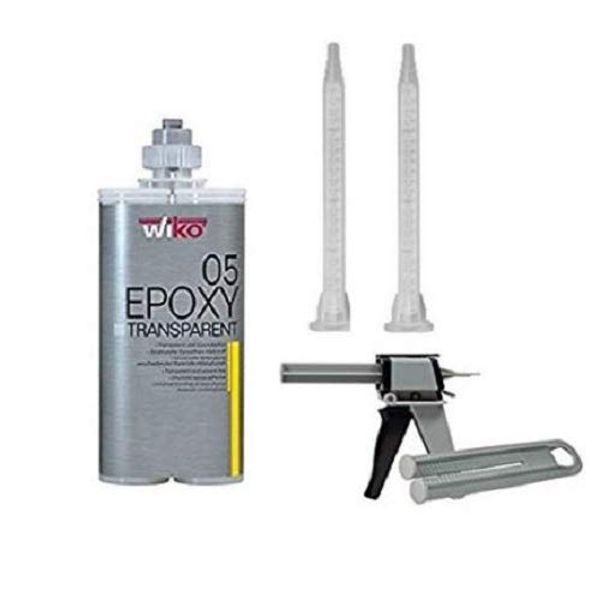 Wiko 5 Minuten Epoxy Kleber Transparent 50ml EPOT5.K50 im SET