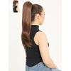 Tulip Drawstring Ponytail (Dark Brown)