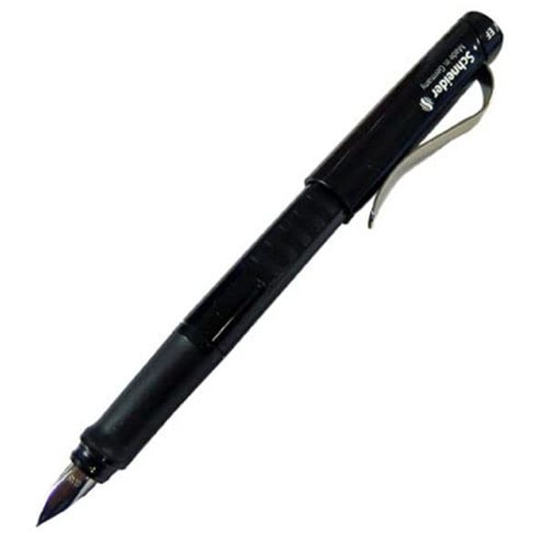 Schneider Base Fountain Pen, Tip Size: EF (Ultra Fine), Cartridge Type, blk