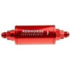 Redhorse Performance 4651-10-3 Line Race Fuel Filter (Red), 1 Pack