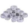 Chocople Aluminum Can Cream Case, Cosmetics, Subdivision, Silver, Set of 12, 0.7 fl oz (20 ml)