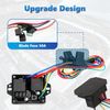 Digital Radiator Fan Controller Switch Kit 12V and 24V, Adjustable Temperatur...