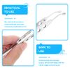 Uonlytech Meibomian Gland Expressor, Stainless Steel Eyelid Massage Tweezers Professional Face Care Forceps Craft Tweezers Tools for Dry Eyes