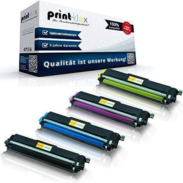 4X Print-Klex Tonerkartuschen kompatibel für Brother MFC-L 3700Series 3710CW 3730CDN 3740CDN 3750CDW 3770CDW TN243 TN-243 TN 243 TN247 TN-247 TN 247 Schwarz Blau Rot Gelb - Color Print Serie