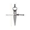 sourcing map Spring Joint Caliper 4 inch / 100mm Adjustable Spring Divider Caliper with Solid Nut for Metalworking Geometry Drawing Woodworking, Flat Leg