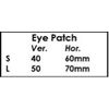 Pro Eye Patch - Size Large - White in Color