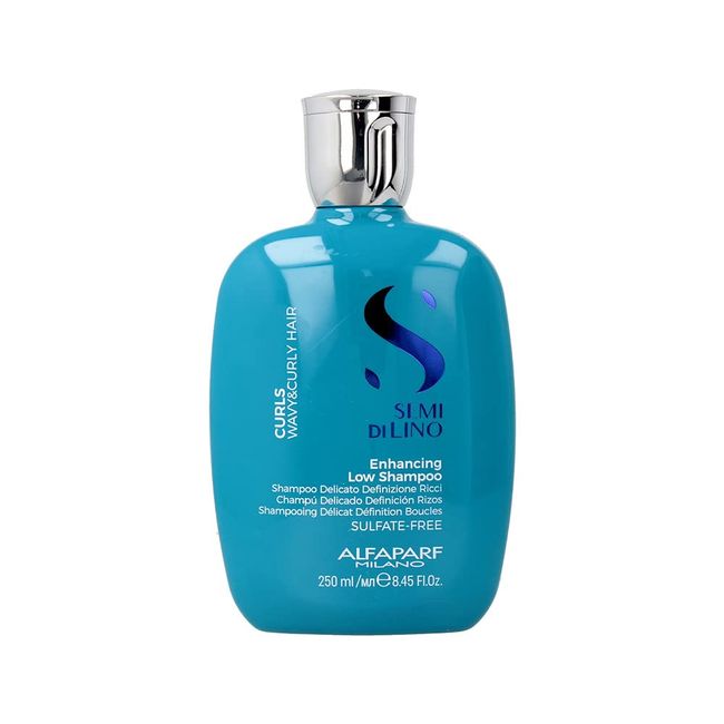 Alfaparf Milano Semi Di Lino Curls Enhancing Sulfate Free Shampoo for Wavy and Curly Hair - Hydrates and Nourishes - Reduces Frizz - Protects Against Humidity - Vegan-Friendly Formula - 8.45 fl. oz.