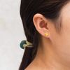 Philip Jones Yellow Stud Earrings Created with Zircondia® Crystals