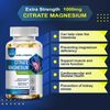 Magnesium Citrate Capsules 1000mg Per Serving -Highest Potency Capsules 120Pills