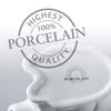 WM Bartleet & Sons 1750 TSET16 Cow Shape Jug Set, White