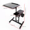 Mobile Adjustable Tattoo Tray Work Station Arm Rest Stand Desk Table Workbench Tray Portable