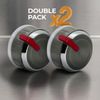 Replacement Control Knobs Compatible with Weber Genesis II 66754 – 2-Pack Gri...