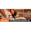20V Cordless Oscillating Tool with Battery 3.6°Oscillation Angle Oscillating Saw