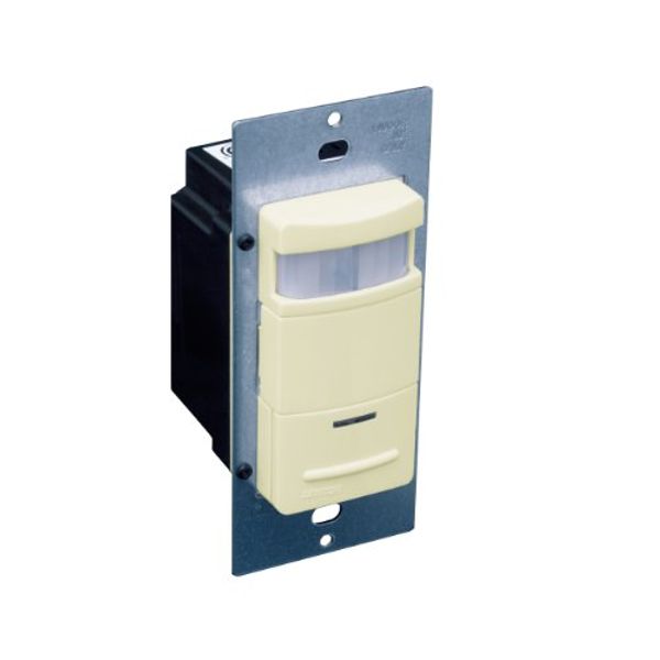 Leviton ODS10-IDI Decora 120/277V Wall Switch Occupancy Sensor, Ivory