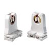 Leviton 13351 Medium Base, Bi-Pin, Linear Fluorescent Lampholder , White