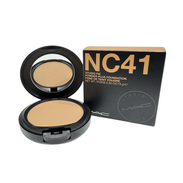 MAC Studio Fix Powder Plus Foundation Shade NC41 15g ORIGINAL Formula New In Box