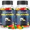 (2 Pack) Natural Melatonin Gummies - Great for Insomnia & Sleep 120ct