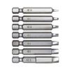 STRAIGHT 19-859 Reverse Tap Set, 7 Pieces, For Hexagonal Holes