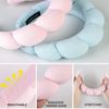 Spa Headband, Puffy Sponge Head Band Skincare Makeup Headbands for Washing Face, Facial Mask, Skin Care Shower Makeup Removal Women Girls Hair Accessories (Pink)