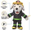 14" Dalmatian Firefighter, Fire Dog, Animal Hand Puppet