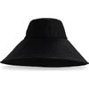 Coolibar UPF 50+ Women's Brittany Beach Hat - Sun Protective (One Size- Black)