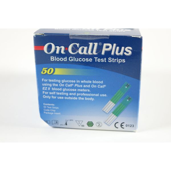 On Call Plus Blood Glucose Test Strips -3 Packs of 50- Exp 07/2023