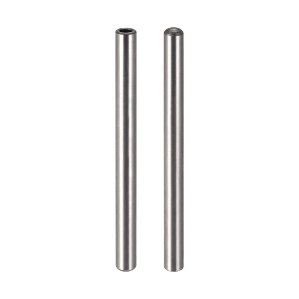 uxcell M5 Internal Screw Knock Pin, 0.3 x 3.9 inches (8 x 100 mm), Chamfered Flat Carbon Steel, Cylindrical Pin, Bed, Bookcase, Hardware, Industrial Pins, 2 Pieces