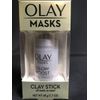 Olay Masks Glow Boost Clay Stick White Charcoal