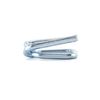 QWORK Metal Wire Buckle, 3/4" Width, 50 Pack, Silver, for Polypropylene Strapping Cord Strapping