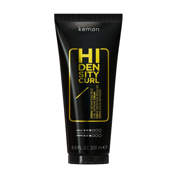 Kemon - Hi Density Curl, Styling-Creme für lockiges Haar, Volumengebende und Anti-Frizz-Effekt, verleiht dem Haar Kontrolle, 200 ml