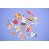 Sizzix Thinlits Die Set 5PK Infinite Doodles #1 | 666523 | Metal, Wafer-Thin Cutting Dies for Scrapbooking, Embossing, Journalling