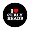 I Love Curly Heads PopSockets with Interchangeable PopGrip