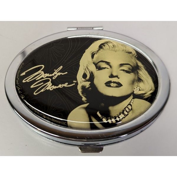 1 Marilyn Monroe Portable Makeup Compact Double Magnifying Mirror