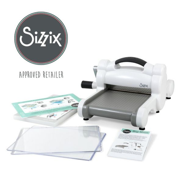 Sizzix Big Shot Die Cut Machine (White &amp; Gray) w/Standard Platform