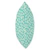 Floral Print Daisies Fun Happy Turquoise Décor Throw Pillow