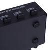 Amp Speaker Splitter Stereo Audio Switcher Box Selector 2-IN-4-OUT Passive