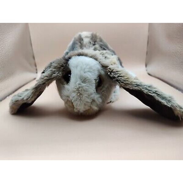 FolkManis Realistic Lop-eared Rabbit Hand Puppet Brown And White B2