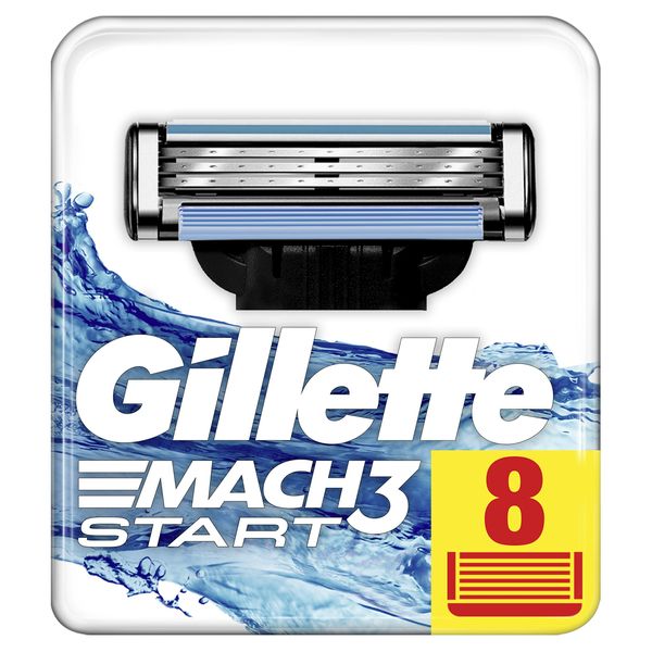 Gillette Mach3 Razor Blades for Men, 8 Blades