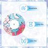25pcs Sensor Covers for Libre 1/2, Waterproof CGM Patch Flower Pattern Adhesive Patches Sensor Sticker Accessories Compatible with Libre(Flower Styles)