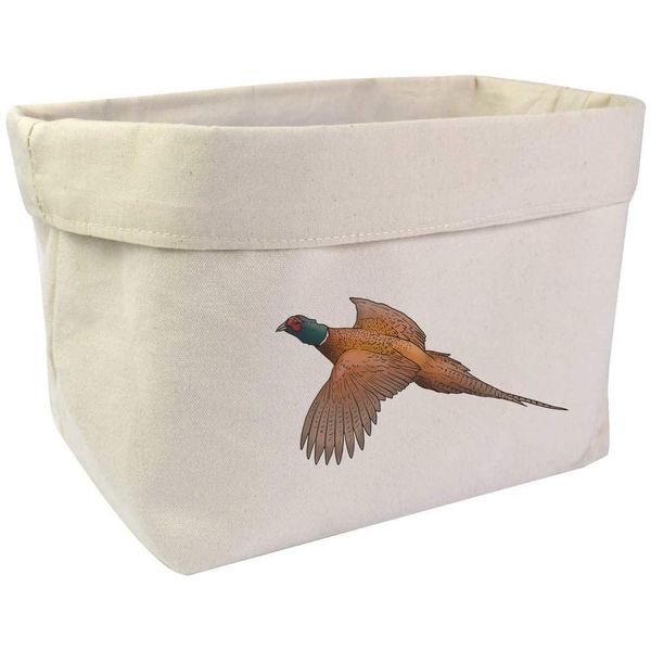 Large 'Flying Pheasant' Canvas Organiser/Storage Bag (OR00020299)