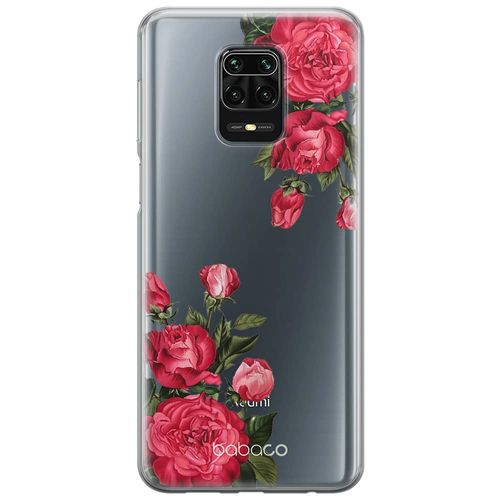 ERT GROUP mobile phone case for Xiaomi REDMI NOTE 9 PRO/ 9S original and officially Licensed Babaco pattern Flowers 007 optimally adapted to the shape of the mobile phone, partially transparent