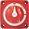 Blue Sea Systems 6010 m-Series Battery Switch Dual Circuit, Red