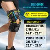 Hinged Knee Brace for Meniscus Tear: Adjustable Knee Support for Knee Pain W/Sid