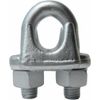 3/16" Drop Forged Heavy Duty Galvanized Wire Rope Clips (25-Pack)