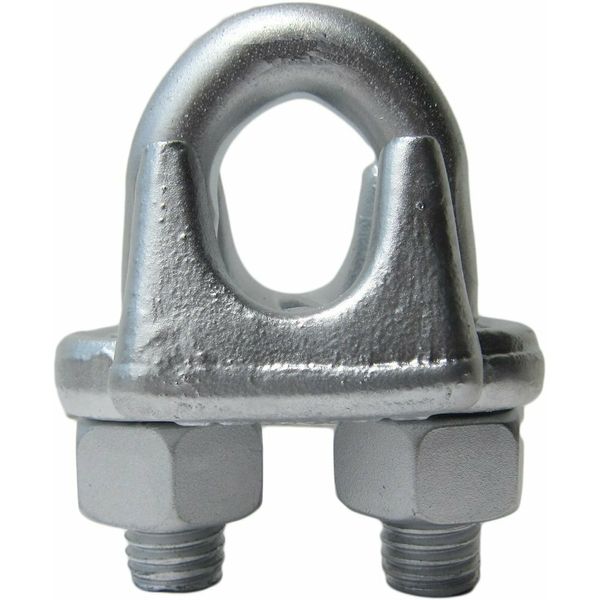 3/16" Drop Forged Heavy Duty Galvanized Wire Rope Clips (25-Pack)