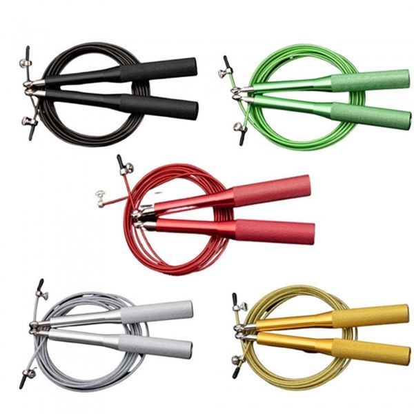 [Leader's] Various color wire jump rope fitness exercise beginner, silver/ONESIZE